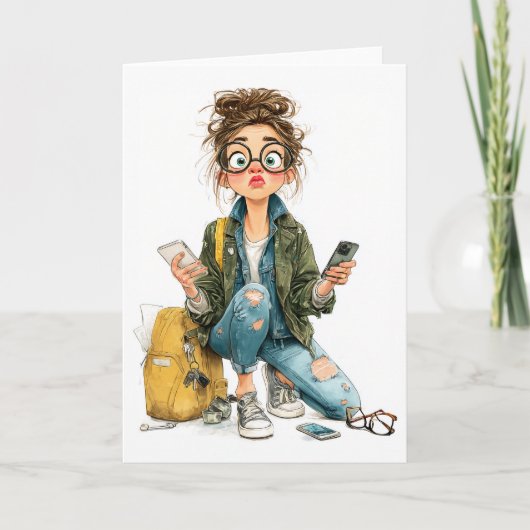 テクお洒落テック過多ガールカオス 招待状 (正面)