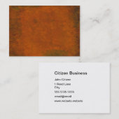 テクはっきりしたスチャードCupper Lookの名刺 名刺 (正面/裏面)