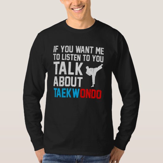 テクもしォンの聞話を聞いて Tシャツ (正面)