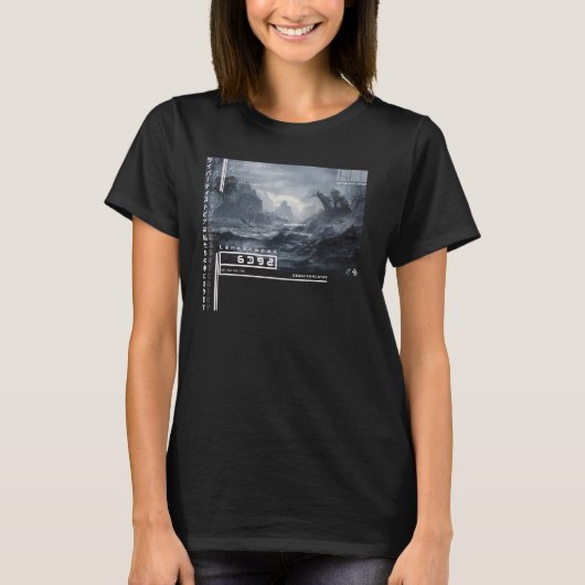 テクウェアゴシック忍者風景6392 Tシャツ (正面)