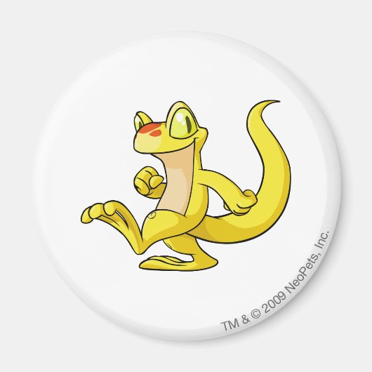 テクオ黄色 マグネット (正面)