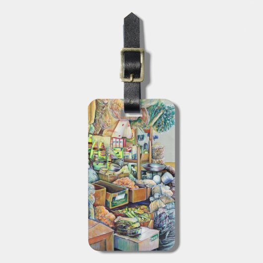 テクカ魅力的センターの素晴らし約束 ラゲッジタグ (正面縦)