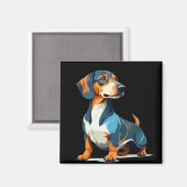 テクケルベクターアート(色鮮やか付) マグネット (正面/裏面)