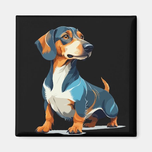 テクケルベクターアート(色鮮やか付) マグネット (正面)