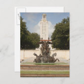 テクサド大学の時計塔。 ポストカード (正面/裏面)