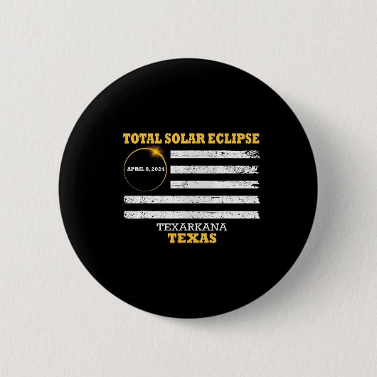 テクサーカ太陽のナ2024 Eclipse 2024 040824 Eclipse 缶バッジ (正面)
