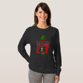テクシー小妖精や小人マッチングファミリー照明クリスマス Tシャツ (正面フル)