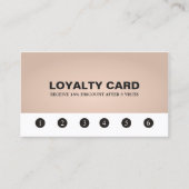 テクスエレガントチャバラ美しいサロンロイヤリティカード ロイヤリティカード (正面)