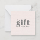 テクスエレガントチャバラ美しいサロン ノートカード (正面)