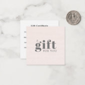 テクスエレガントチャバラ美しいサロン ノートカード (正面/裏面インサイチュ)