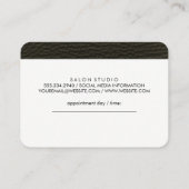 テクスエレガントチャ(アポイントメントカード) 予約カード (裏面)