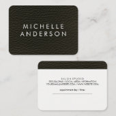 テクスエレガントチャ(アポイントメントカード) 予約カード (正面/裏面)