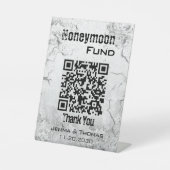 テクスグランジチャ結婚のTabletopペデスタル記号 台座サイン (正面)