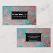 テクスグランジチャ絵を描 名刺 (正面/裏面)