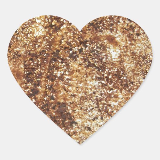 テクススタイリッシュ素朴チャ ハートシール (正面)