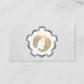 テクスストライプのチャ |ウィメンズ美しいロイヤリティ ロイヤリティカード (正面)