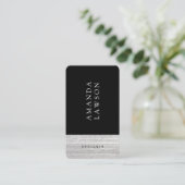 テクスチエレガントャアクセント 名刺 (スタンド正面)