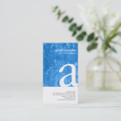 テクスチエレガントャグランジモノグラム名刺 名刺 (スタンド正面)