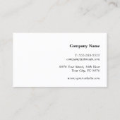 テクスチエレガントャ白フェイク銅線弁護士 名刺 (裏面)