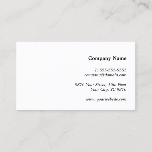 テクスチエレガントャ白フェイク銅線弁護士 名刺 (裏面)