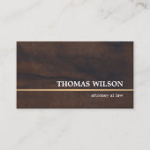 テクスチエレガントャ白フェイク銅線弁護士 名刺 (正面)