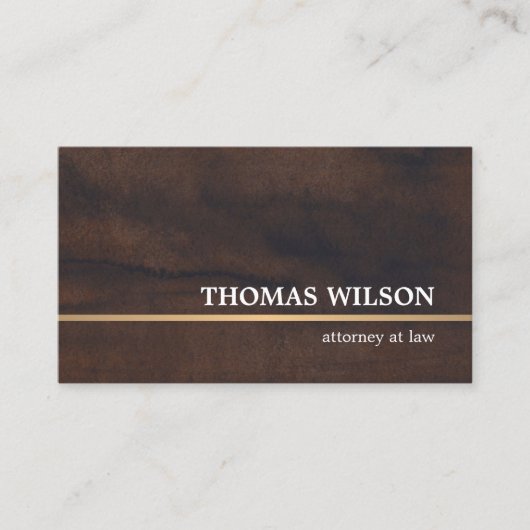 テクスチエレガントャ白フェイク銅線弁護士 名刺 (正面)