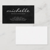 テクスチエレガントャ硬化性文字 名刺 (正面/裏面)