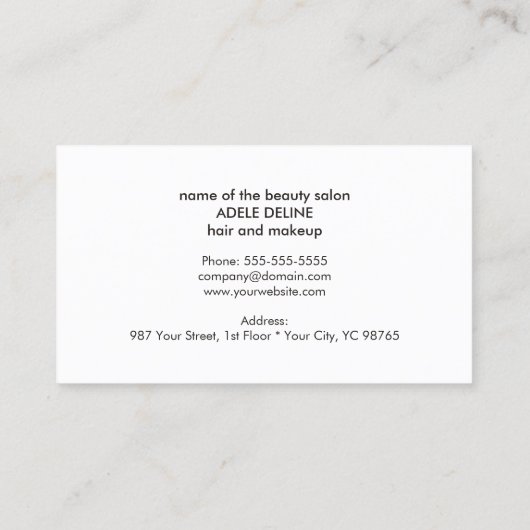 テクスチエレガントャ赤美しいクーポン 割引カード (裏面)