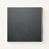 テクスチエレガントーグレー大根フォトレシピブック ノートブック (裏面)