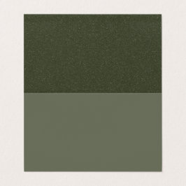 テクスチカスタムュップ付き折り畳み苔グリーンカード 名刺