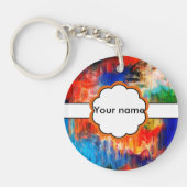 テクスチカラフルャ キーホルダー (正面)