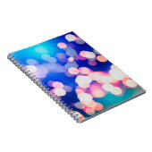 テクスチカラフルュぼやけー，バックグラウンドアブストラクト，アート ノートブック (右側)