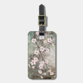 テクスチグランジックさくらんぼ花 ラゲッジタグ (正面縦)