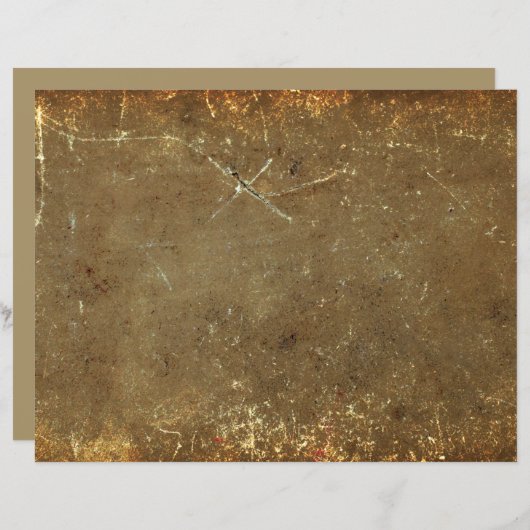 テクスチグランジャ素朴ブラウンベージュ古いヴィンテージ (正面/裏面)