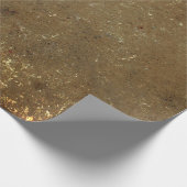 テクスチグランジャ素朴ブラウンベージュ古いヴィンテージ ラッピングペーパー (角)