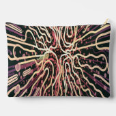 テクスチストライプのャ アクセサリーポーチ (裏面)