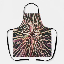 テクスチストライプのャ エプロン