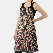 テクスチストライプのャ エプロン (インサイチュ)