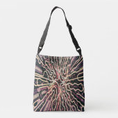 テクスチストライプのャ クロスボディバッグ (裏面)