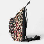 テクスチストライプのャ スリングバッグ (右)