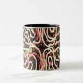 テクスチストライプのャ ツートーンマグカップ (中央)