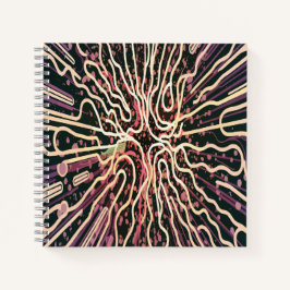 テクスチストライプのャ ノートブック