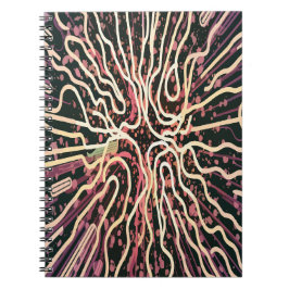 テクスチストライプのャ ノートブック