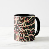 テクスチストライプのャ マグカップ (正面右)