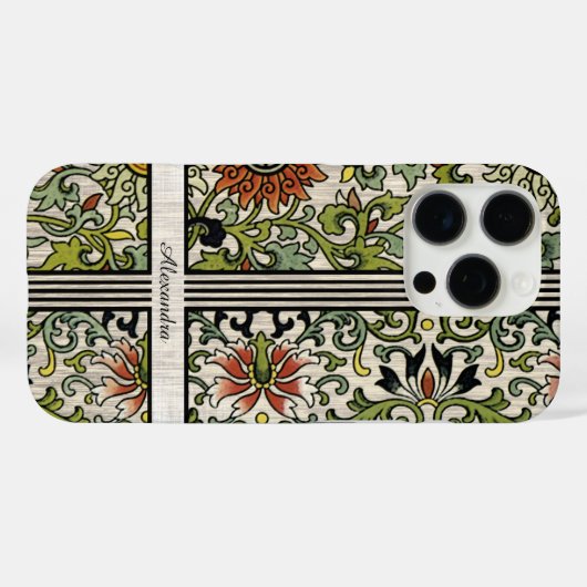 テクスチパーソナライズされたャの背景のマスク Case-Mate iPhoneケース (裏面 (横))