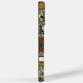 テクスチパーソナライズされたャの背景のマスク Case-Mate iPhoneケース (裏面 / 右)