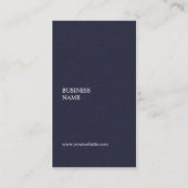 テクスチモダンエレガントューズブルーのコンサルタント 名刺 (正面)