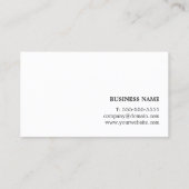 テクスチモダンャエレガントグレイ内部デザイン 名刺 (裏面)