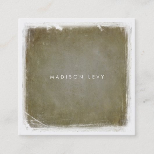 テクスチモダンャグランジミニマルアポイントメントカード 予約カード (正面)