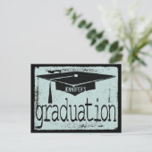 テクスチモダンャ卒業パーティー インビテーションポストカード (スタンド正面)